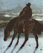 Gustave Courbet, Hunter on the horse back